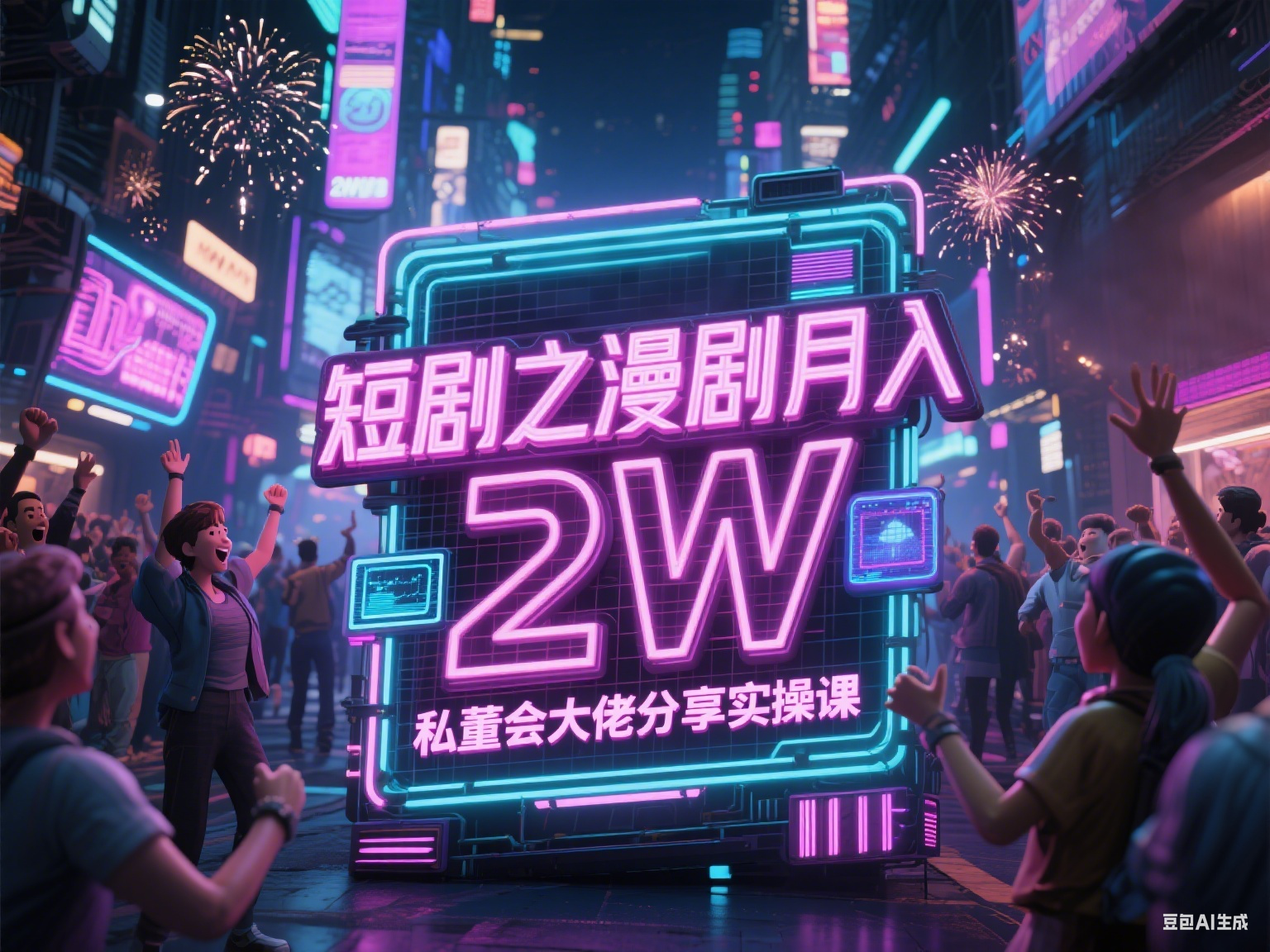 短剧之漫剧月入2W 私董会大佬分享实操课